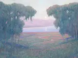 William Dorsey, Montecito Moonlight, oil on canvas