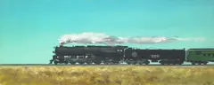 Edwin Fulwider, Fast Express, oil on board