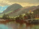 Nelson Augustus Moore, Lake George, 1892, oil on canvas