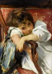 John Singer Sargent, Portrait of a Child, oil on canvas