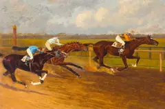 Henry Stull, The Great American Stakes, 1907, oil on canvas