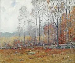 A Forgotten Corner by Guy Carleton Wiggins, oil on canvas laid to board, sold Nov 2006