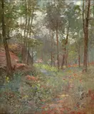 Hal Robinson, Spring Forest Interior, oil on canvas