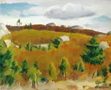 Harry Leith-Ross, Lonley Moorland, oil on painter's board