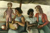 Simkha Simkhovitch, Staten Island Ferry, oil on canvas