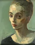Moses Soyer, Portrait of a Woman