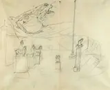 John Graham, A Horse Head and A Medusa Sculpture