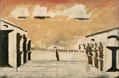Architectural Landscape by John Graham, oil on canvas, offered Nov 2006