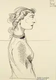 John Graham, Profile Portrait of a Woman