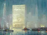 Johann Berthelsen, View of the United Nations Building