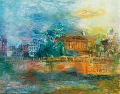 Jean Dufy, (French 1888-1964), oil on canvas