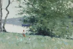 (American 1928-2003) by Andre Gisson, oil on canvas, sold Nov 2006