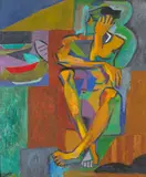 André Lhote, (French 1885-1962), oil on canvas