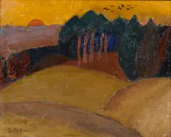 Gustave De Smet, (Belgian 1877-1943), oil on canvas