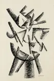 Gino Severini, (Italian 1883-1966), ink on paper