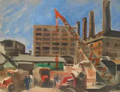 Vilmos Aba-Novák, (Hungarian 1894-1942), watercolor and gouache on paper