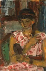 Béla Czóbel, (Hungarian 1883-1975), oil on canvas