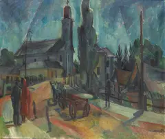 János Kmetty, (Hungarian 1889-1975), oil on canvas on masonite