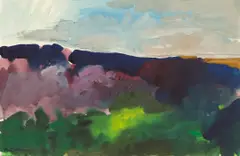 (American b.1920) by Paul Wonner, casein on paper, sold Nov 2006