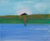 Paul Wonner, (American b.1920), casein on paper