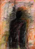 Pia Stern, (American b.1953), oil crayon on paper