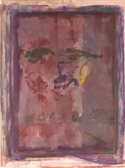Robert Gonzales, (American 1939-1981), acrylic on rag paper; watercolor and mixed media on paper