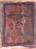Robert Gonzales, (American 1939-1981), acrylic on rag paper; watercolor and mixed media on paper