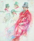 Joyce Treiman, (American 1922-1991), oil on canvas