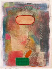 (American b.1930) by Robert Natkin, acrylic on paper, sold Nov 2006
