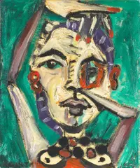 (American b.1959) by Ray Smith, oil on canvas, sold Nov 2006