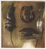 Larry Thomas, (American b.1943), watercolor, pastel and charcoal on paper