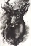 Larry Thomas, (American b.1943), charcoal on paper