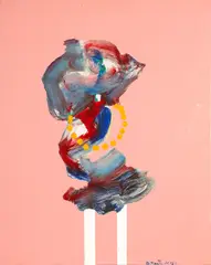 Eugene J. Martin, (American 1938-2005), acrylic on canvas