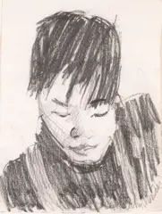 Malcolm Morley, (British/American b.1931), graphite and charcoal on paper
