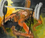 (German b.1949) by Rainer Fetting, oil on canvas, offered Nov 2006