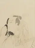 Masami Teraoka, (Japanese b.1936), ink on paper