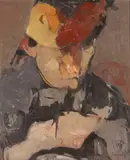 Juan Barjola, (Spanish 1919-2004), oil on canvas