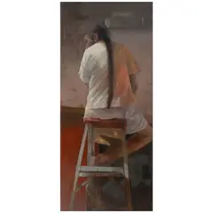Rojo by Martha Delgado, 2010, Óleo sobre madera, offered Sep 2026