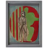 Arnold Belkin, Hombre joven, Mixta sobre papel