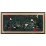 Leonardo Nierman, Composition, Acrílico sobre masonite