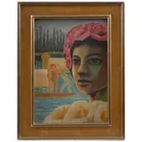 Dagoberto Dinorín, Untitled, Mixta sobre cartón