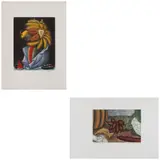 A) Arturo Estrada, Untitled, Grabado 24 / 60