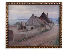 Václav Jansa, Farmstead, 1910, Oil on canvas