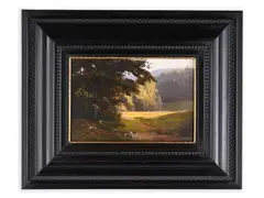 Meadow by the Forest by Gustav Wilhelm Kraus, First half of 20th century, Oil on cardboard, sold Mar 2022