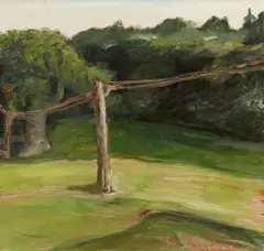 Klaus Fußmann, Beveroe, 1986, Öl auf Leinwand