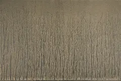 Richard Long, Ohne Titel (Aus: River Avon Mud Drawings), 1989, Farblithografie auf schwarzem Halbkarton