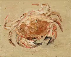 Ralph Fleck, "Taschenkrebs", 1990, Öl auf Leinwand