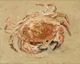 Ralph Fleck, "Taschenkrebs", 1990, Öl auf Leinwand
