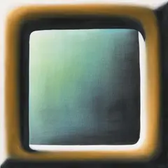 Andreas Schulze, "Kleines Fenster", 2011, Acryl auf Nessel