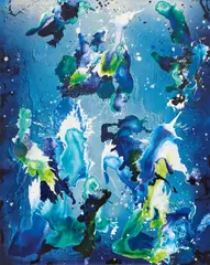Christian Awe, "Luft", 2018, Acryl auf Leinwand